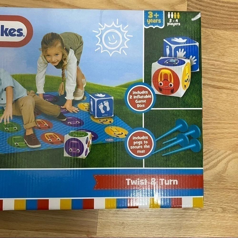 Little Tikes Twist & Turn Outdoor Yard Game NEW 3+ Kids Twister